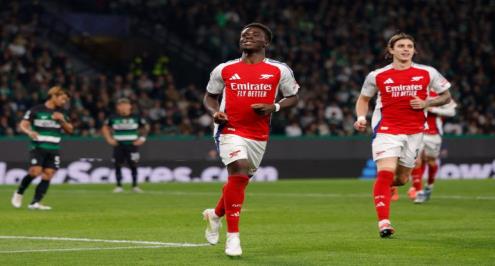 أرسنال يلحق بسبورتينج لشبونة الهزيمة الأولى في دوري أبطال أوروبا